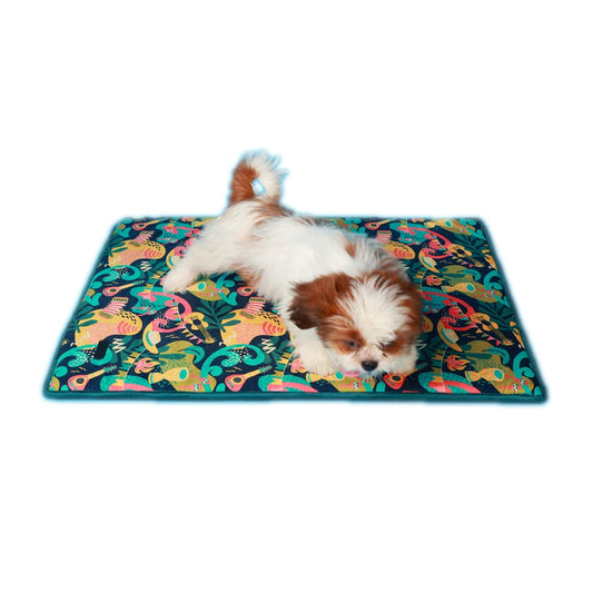 Furrfab Floral Print Dog Mat