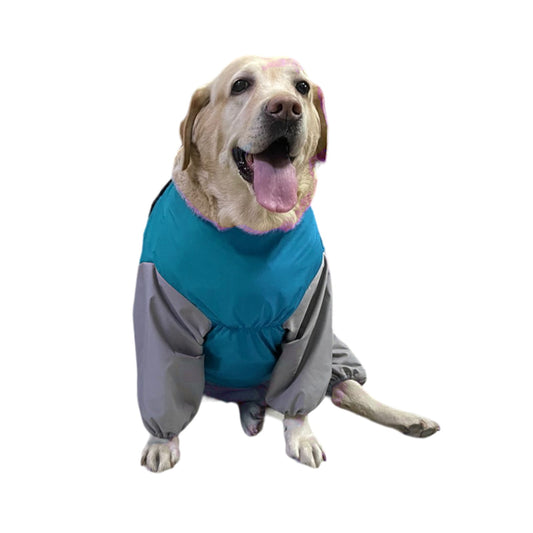 Furrfab Full Sleeve Dog Raincoat Sky Blue