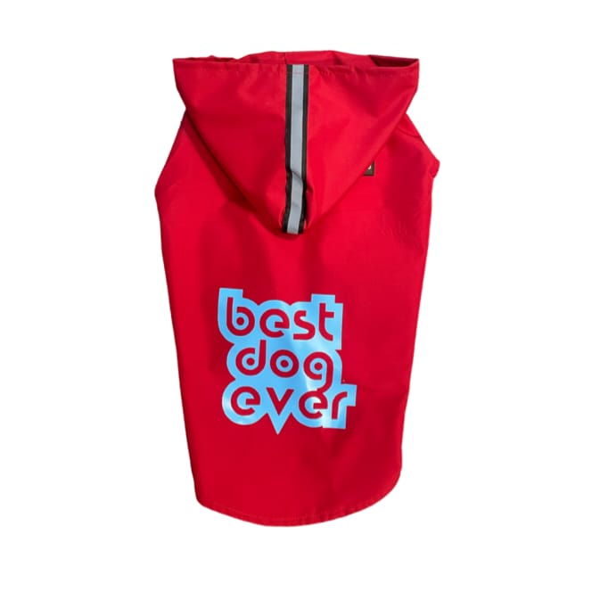 Furrfab Half Sleeve Dog Raincoat Red