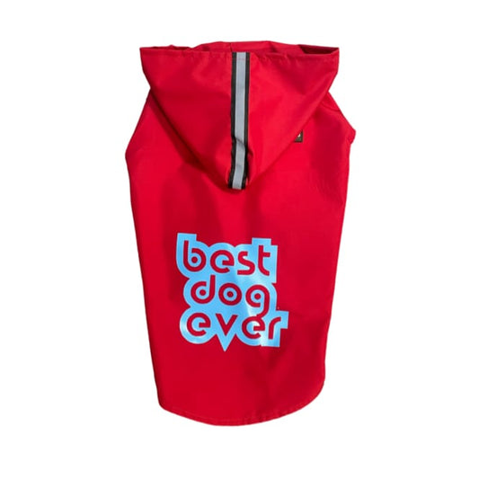 Furrfab Half Sleeve Dog Raincoat Red