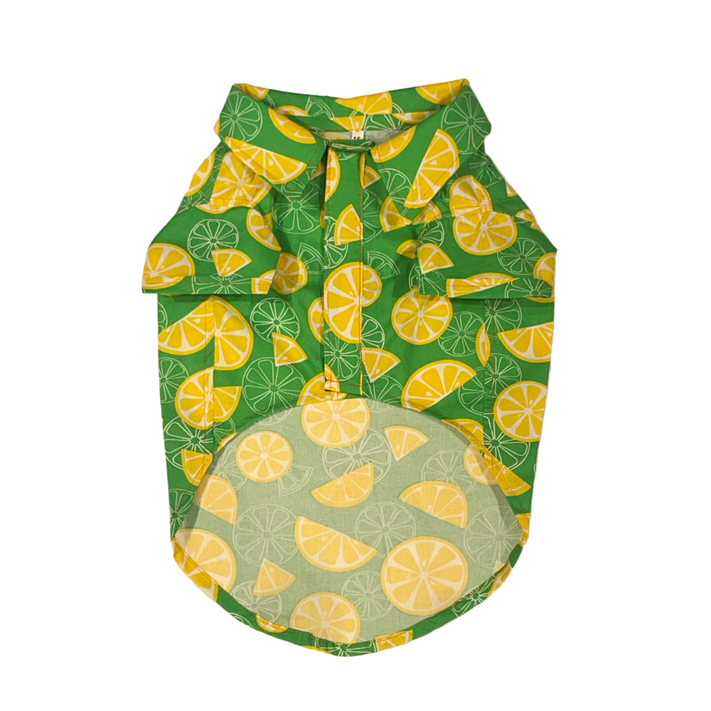 Furrfab Lemon Print Dog Shirt