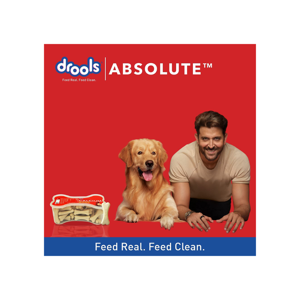 Drools Absolute Calcium Bones Dog treats (Jar)