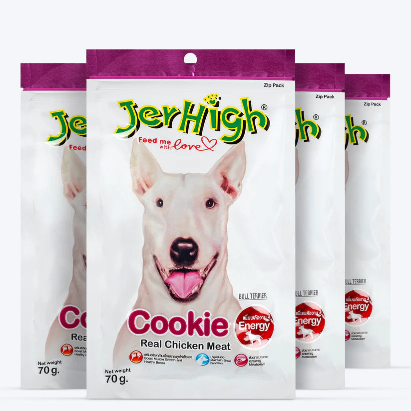 JerHigh Cookie with Real Chicken Meat Dog Treats (70 g)