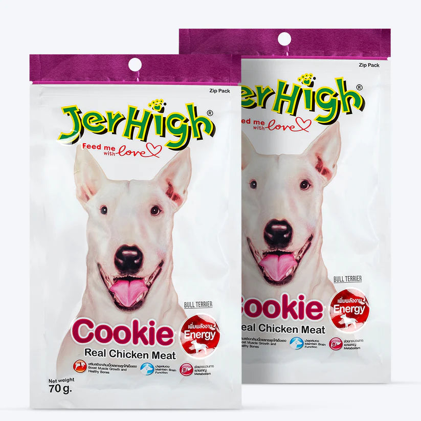 JerHigh Cookie with Real Chicken Meat Dog Treats (70 g)