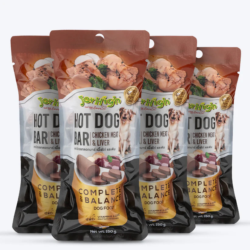 JerHigh Hotdog-Bar Dog Treat - Liver (150 g)