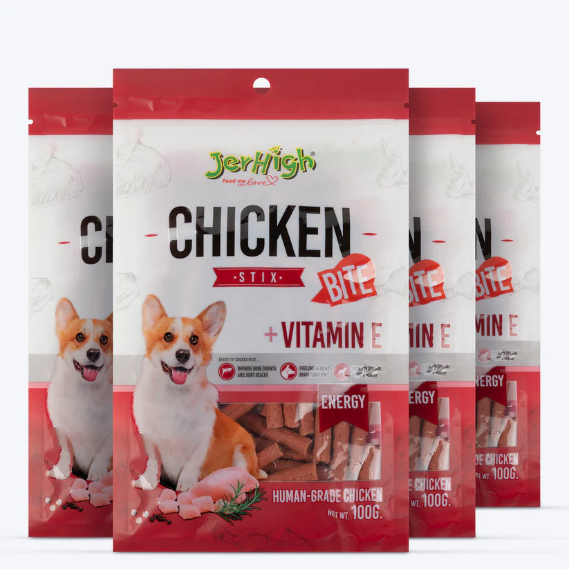 JerHigh Stix Bites Training Treats for Dogs (100 g)