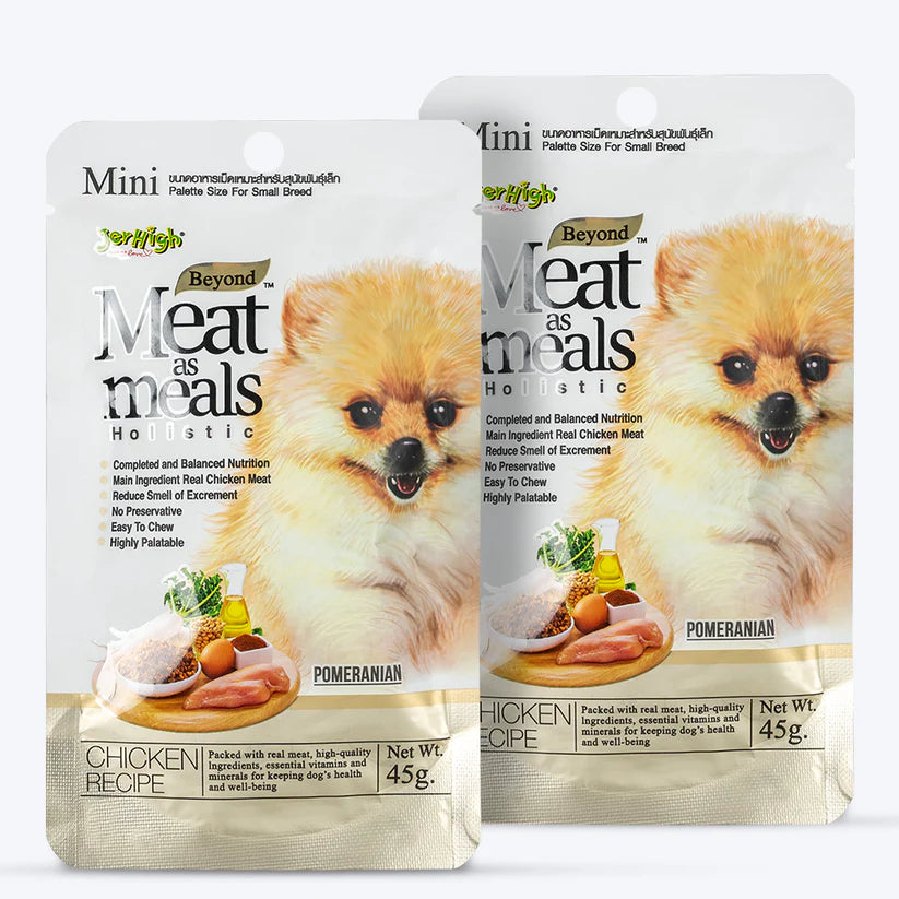 Jerhigh Meat as Meals Chicken Recipe Dog Treat (45 gm)