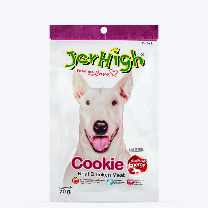 JerHigh Cookie with Real Chicken Meat Dog Treats (70 g)