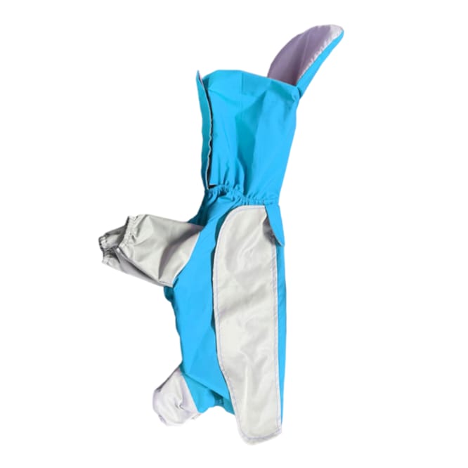 Furrfab Full Sleeve Dog Raincoat Sky Blue