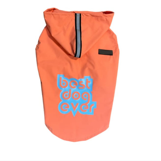 Furrfab Half Sleeve Dog Raincoat Peach