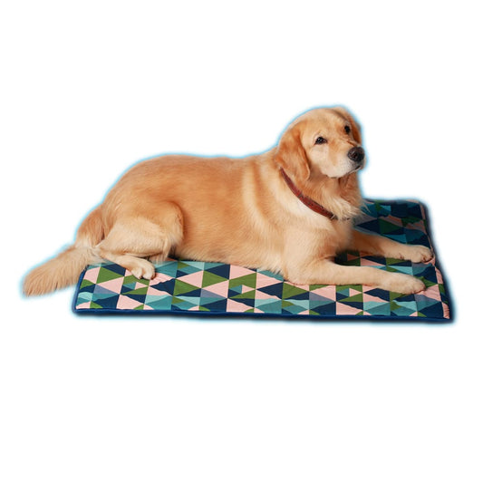 Olive Prism Pet Dog Mat