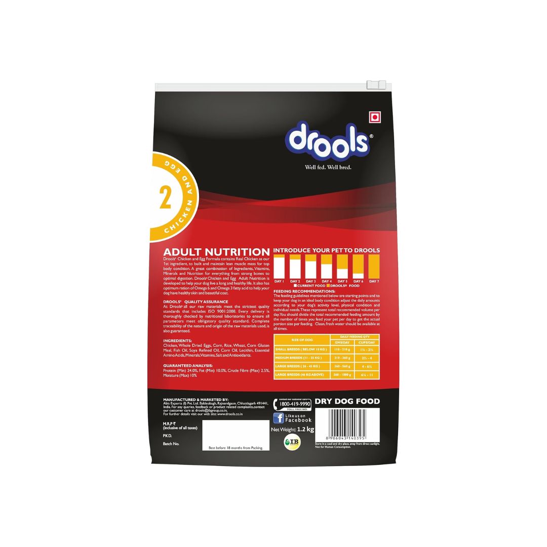 Drools Chicken and Egg Adult Dry Dog Food